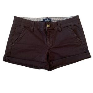 American Eagle Outfitters Women's Midi Stretch Chino Shorts, Size 2